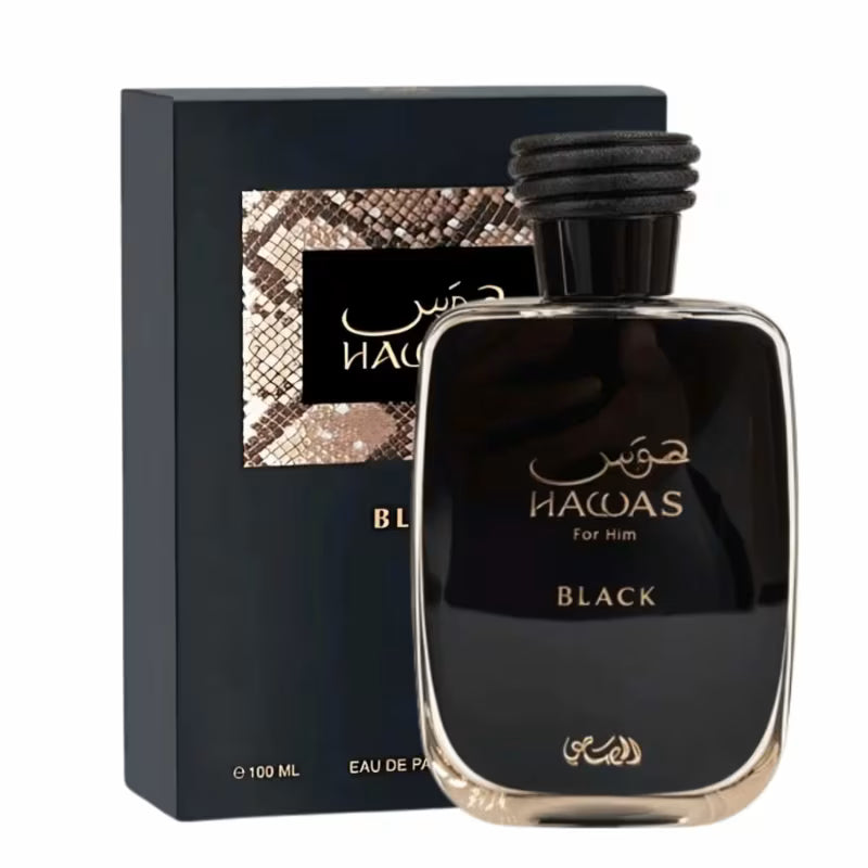 Hawas Black Rasasi EDP Perfume Masculino 100ml